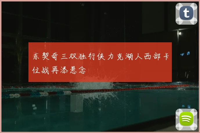 东契奇三双独行侠力克湖人西部卡位战再添悬念